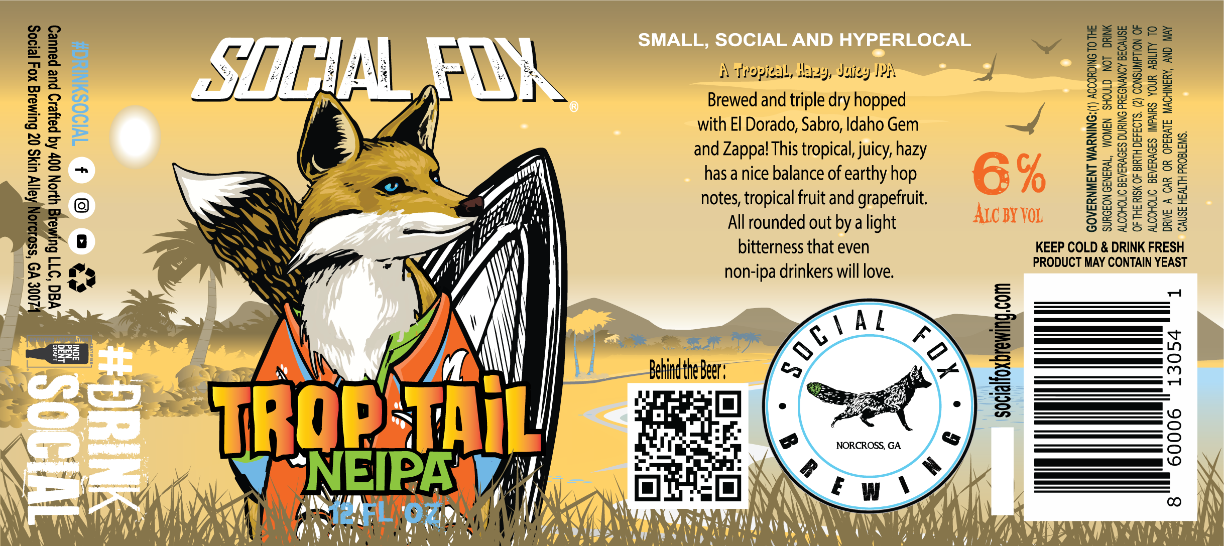 Trop Tail - Social Fox - Norcross